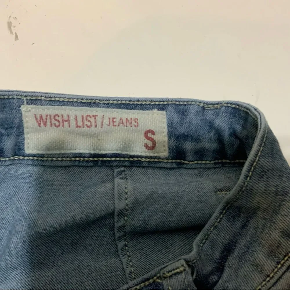 Wish List Jeans Flare Women’s Size small Raw Hem
